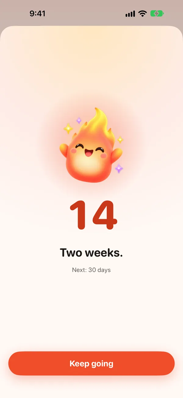 A 14-day milestone celebration
